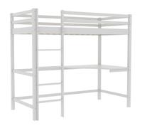 Vida Designs Bunk Bed With Desk Sydney White