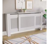 Vida Designs Chelsea Adjustable MDF Radiator Cover 1400 - 2040 mm Home Discount White One Size