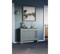 Vida Designs Chelsea MDF Radiator Cover Heating 820 x 1120 x 190 mm Home Discount Grey One Size
