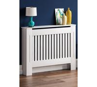 Vida Designs Chelsea MDF Radiator Cover Heating 820 x 1120 x 190 mm Home Discount White One Size