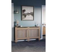 Vida Designs Chelsea MDF Radiator Cover Heating 820 x 1520 x 190 mm Home Discount Brown One Size