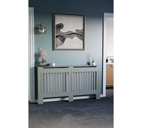 Vida Designs Chelsea MDF Radiator Cover Heating 820 x 1520 x 190 mm Home Discount Grey One Size