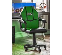 Vida Designs Comet Racing Office Gaming Adjustable UKFR Fabric Chair Home Discount Green One Size