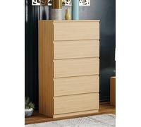 Vida Designs Denver 5 Drawer Chest Pine