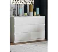 Vida Designs Denver 6 Drawer Chest Grey