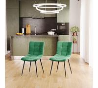 Vida Designs Dining Chairs Richton Green 2 Pieces