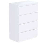 Vida Designs Drawer Chest Denver 4 Drawers White