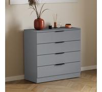 Vida Designs Drawer Chest Trega 4 Drawers Grey