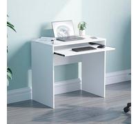 Vida Designs Huby Small Computer Desk, Home Office Compact Pc / Laptop Table, Gaming Study Portable, Workstation With Keyboard