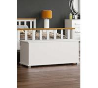 Vida Designs Leon Storage Ottoman Natural