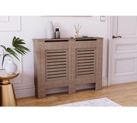 Vida Designs Milton Adjustable MDF Radiator Cover Heating 820 x 1110 x 190 mm Home Discount Brown One Size