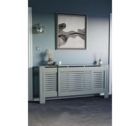 Vida Designs Milton Adjustable MDF Radiator Cover Heating 820 x 2040 x 190 mm Home Discount Grey One Size