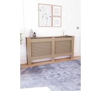 Vida Designs Milton Radiator Cover MDF 820 x 1720 x 190 mm Home Discount Brown One Size