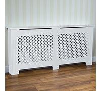 Vida Designs Oxford Large White Heating Radiator Coat