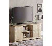 Vida Designs Panama 2 Door 1 Shelf Flat Screen TV Unit Natural