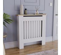 Vida Designs Radiator Cover Arlington White/Oak Effect Small