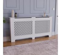 Vida Designs Radiator Cover Oxford White Extra Large