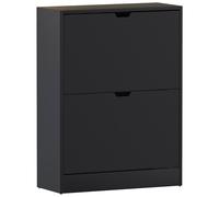 Vida Designs Shoe Cabinet 2 Doors Black
