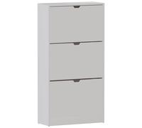 Vida Designs Shoe Cabinet 3 Doors White