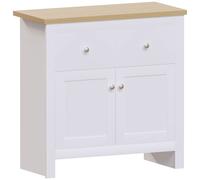Vida Designs Sideboard Arlington 2 Doors 2 Drawers White/Oak Effect