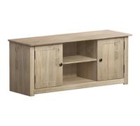 Vida Designs TV Unit Panama 2 Doors 1 Shelf Oak Effect L: 120cm