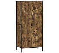 Vida Designs Wardrobe Brooklyn 2 Door Rustic Brown