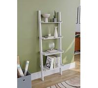 Vida Designs York 4 Tier Ladder Bookcase Black
