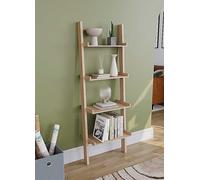 Vida Designs York 4 Tier Ladder Bookcase Black