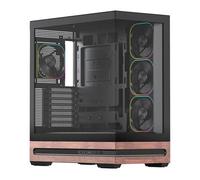 VIDA Elegance Black Tempered Glass Mid Tower PC Gaming Case