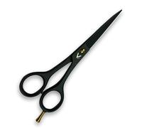 Vida Goods Hairdressing Scissors | 6.5" Professional Hair Cutting Scissors for Salon & Home Use Stainless Steel Barber Shears for Men, Women, Children & Adults (Satin Black, 6.5 Inches)