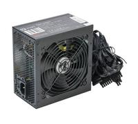 Vida Lite 650W ATX PSU Fluid Dynamic Ultra-Quiet Fan PCIe Flat Black Cables Power Lead Not Included Black