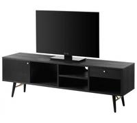 Vida Living Barcelona Black Large TV Unit