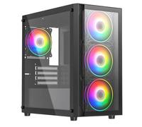 Vida Lucid Gaming PC: i5-8400, RTX 3050, 16GB DDR4 RAM, 256GB SSD, 1TB HDD, aRGB, WiFi, Windows 11