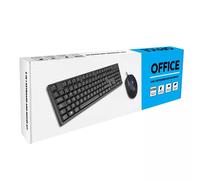 Evo Labs CM-501UK Wired Multimedia Keyboard and Mouse Combo Set, USB Plug and Play