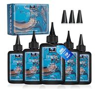 VIDA ROSA 500G UV Resin Upgraded Kit, Featuring High Gloss, High Hardness, and Fast-curing Epoxy Resin, Suitable for Coating, Casting, Bracelets, Jewelry Making, and DIY Crafts.