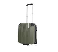 VIDA since 1995 VR628 Hard Suitcase, with Expandable Gusset, Code Locks, Green (Khaki), XS - Petite Cabine - 33-41L - 45x35x20cm - 2,4kg, hard case hard shell