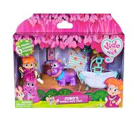 Vida the Vet, Juno’s Bubble Bath Pack with Vida and Colour Changing Juno Action Figure and Doctor Kit Accessories, Kids’ Toys for Girls and Boys Aged 3 and up