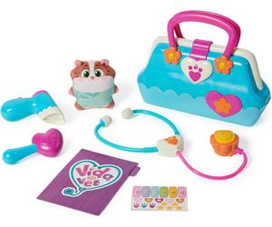Vida the Vet, Vet’s Bag with 5 Veterinary Doctor Kit Accessories, 1 Popcorn P