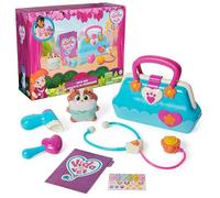 Vida the Vet, Vet’s Bag with 5 Veterinary Doctor Kit Accessories, 1 Popcorn Plush Toy & Stickers, for Costume Play, Kids Toys for Girls & Boys Ages 3+