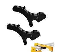 VIDABTE Composite Replacement Clamp for Dewalt Heavy Miter Saw Stand - for Dewalt Miter Saw Mounting Brackets DW7231 DW723 DWX723 DWX724 DW730 DWX725 Mounting Bracket (Black - 2 pcs)