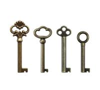 VIDABTE Hollow Barrel Skeleton Key, Universal Barrel Key for Vintage Furniture and Locks, Generic Skeleton Keys