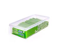 Vidal Candy. Apple Sweet. Chuche Licorice Stuffed with Tasty Apple Flavor. Green - Tray of 200 Count