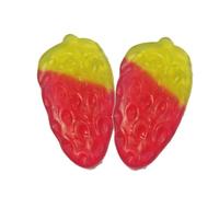 Vidal Giant Strawberries 3Kg | Strawberry Flavoured Gummy Sweets | Giant Strawberry-Shaped Gummies | Bulk Candy Bag
