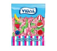 Vidal Jelly Blocks 1.5kg | Watermelon Flavoured Block-Shaped Jelly Sweets | Gluten Free Bulk Candy