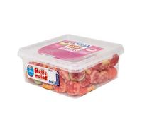 Vidal Jelly Filled Cakes Tub 75 Count | Fruit Flavoured Gummy Sweets with Juicy Centre | Fun Cake-Shaped Treats