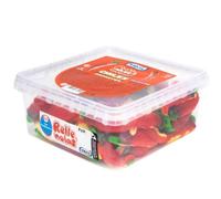 Vidal Jelly Filled Hot Chilli Tub 75 Count | Mixed Fruit Flavoured Jelly Sweets with a Hint of Chilli | Spicy & Sweet Treats