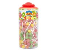 Vidal Lotta Lollies Assorted Fruit Lollipops, 150-Pieces