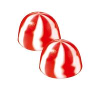Vidal Mini Twist Drops 1kg | Red & White Decorated Mini Jelly Sweets | Bulk Candy Bag