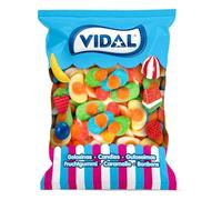 Vidal Sour Fried Eggs | 1.5kg Bulk Tub | Fizzy & Tangy Fruit Flavoured Sweets | Chewy Party Candy