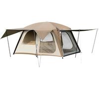 Vidalido 4-6 Person /8-10 Person Camping Tent with 3 Door 2 Room Large Family Cabin Tents, Double Layer Waterproof Portable Glamping Tent, Big Tents for Outdoor Camping Hiking and Backpacking